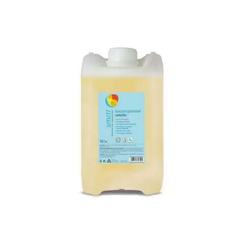 Detergent ecologic pt. spalat vase neutru Sensitive 10l, Sonett