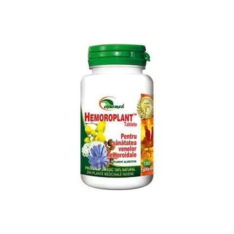 Hemoroplant 100 tbl, Ayurmed