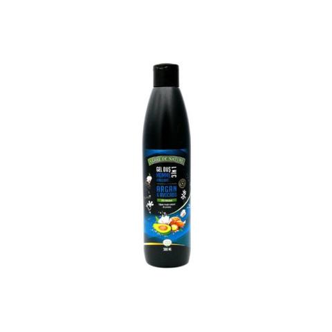 Gel de dus 3 in 1 Homme Vaillant cu argan, avocado si miere de albine 300ml, Manicos