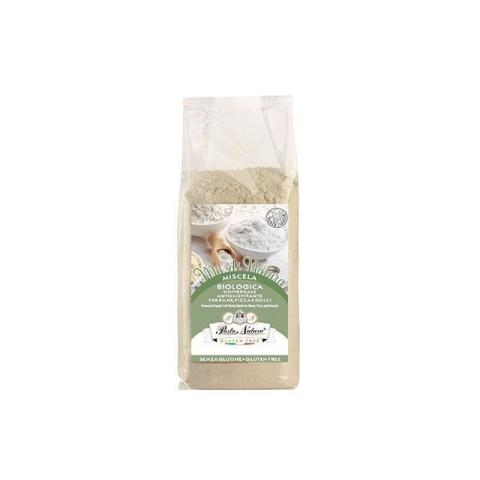 Mix de fainuri fara gluten pentru paine, pizza, deserturi, cu drojdie, bio 250g, Pasta Natura