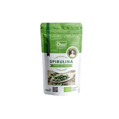 Spirulina tablete bio 125g (250 tbl), Obio