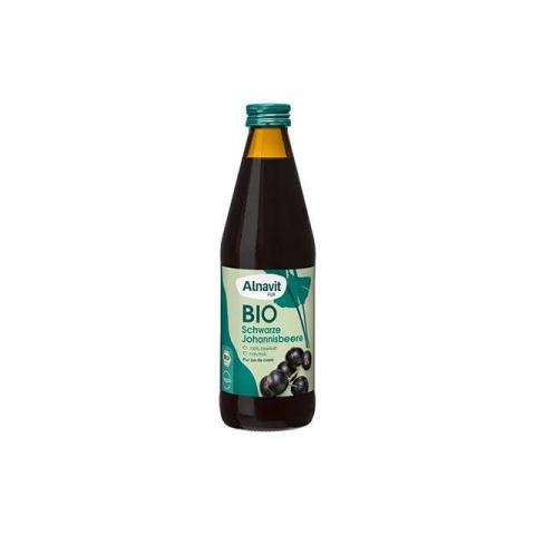 Suc de coacaze negre bio 330ml, Alnavit