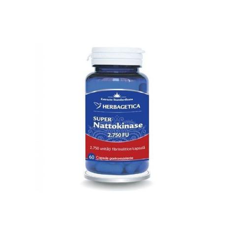 Super Nattokinase 2.750 FU 60 cps, Herbagetica