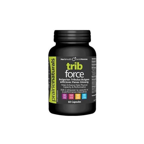Trib Force Tribulus + Ginseng 60 cps, Prairie Naturals