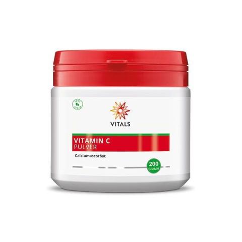 Vitamina C Tamponata Pulbere din Ascorbat de Calciu 200g, Vitals