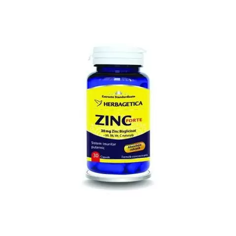 Zinc Forte 30 cps, Herbagetica
