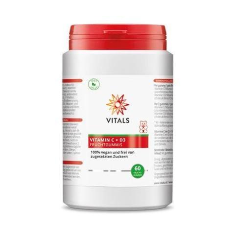 Vitamina C + D3 pentru copii 60 jeleuri, Vitals