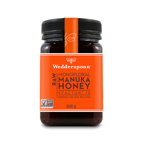Miere de Manuka KFactor 16 Raw 500g, Wedderspoon