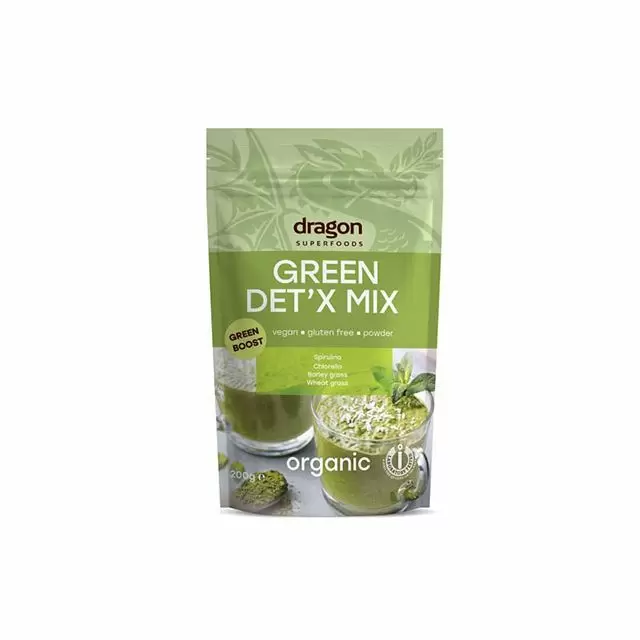Green Detox Mix raw bio 200g, Dragon Superfoods