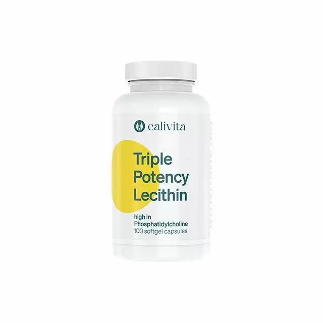 Triple Potency Lecithin 100 cps, Calivita