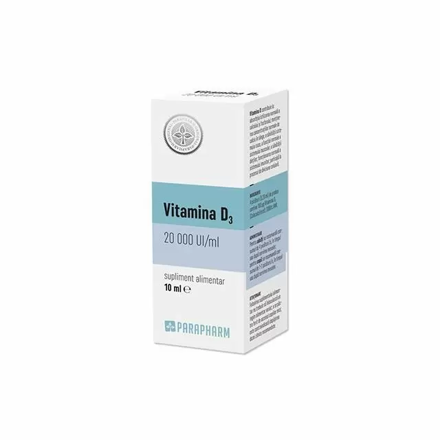 Vitamina D3 20 000UI 10ml, Parapharm