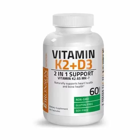 Vitamina K2 + Vitamina D3 60cps, Bronson