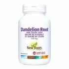 Dandelion (papadie) + seminte de telina 430mg 100 cps, New Roots