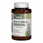 Complex multimineral cu vitamina D 90 cpr, Vitaking