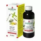 Sirop de tuse fara zahar cu extract de stevie  200ml, Manicos