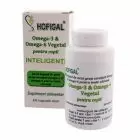 Omega 3 & Omega 6 vegetal pentru copii inteligenti 60 cps, Hofigal