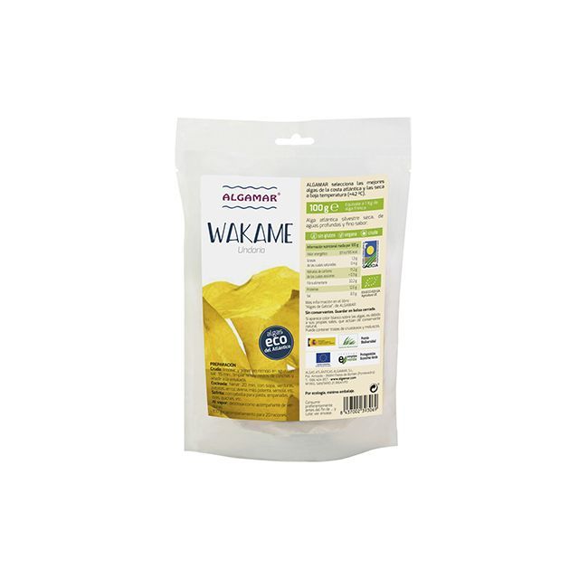 Alge Atlantic Wakame raw bio 50g, Algamar