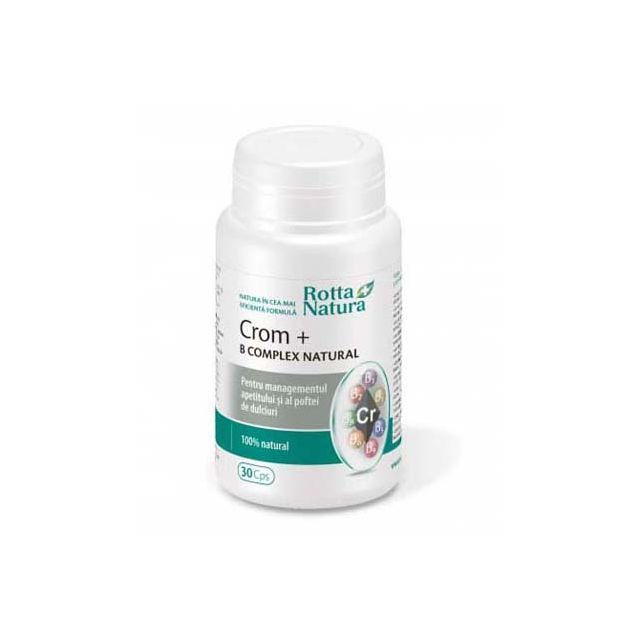 Crom+B Complex Natural 30 cps, Rotta Natura