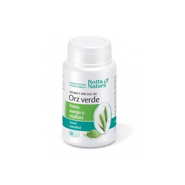 Extract din suc de orz verde 30 cps, Rotta Natura