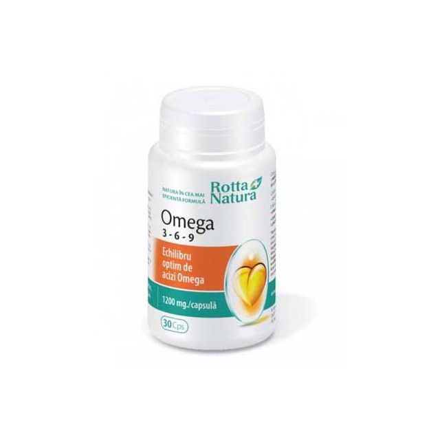 Omega 3 - 6 - 9 30 cps, Rotta Natura
