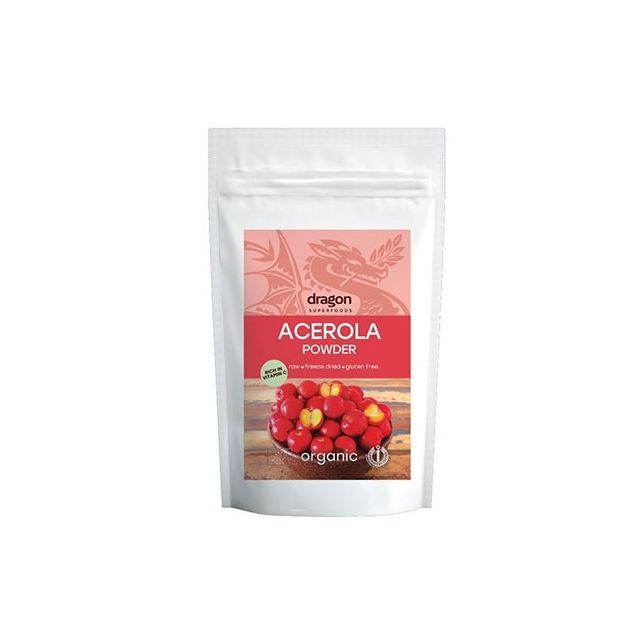 Acerola pulbere bio 75g, Dragon Superfoods