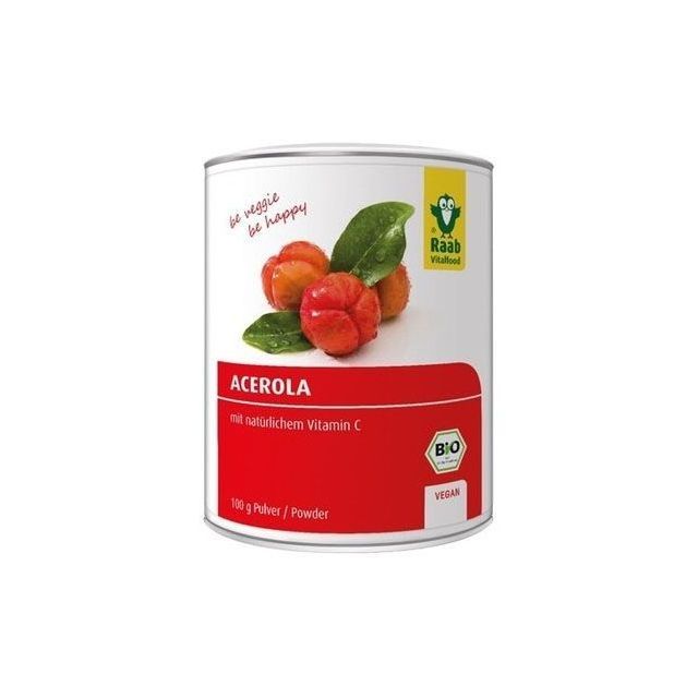 Acerola pulbere bio 100g, Raab Vitalfoods