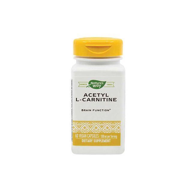 Acetyl L-Carnitine 500mg 60 cps, Nature's Way