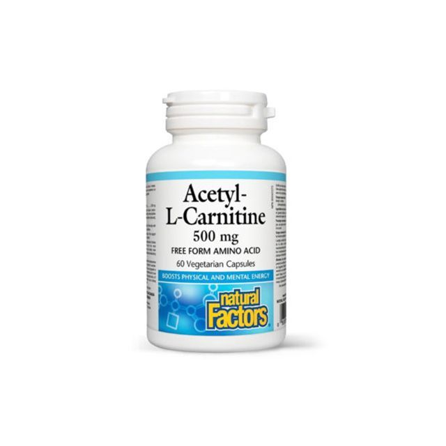 Acetyl-L-Carnitine (ALC) 500mg 60 cps, Natural Factors