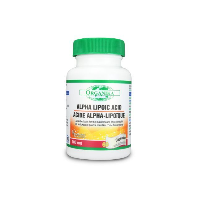 Acid alfa lipoic 100mg 60 cps, Organika