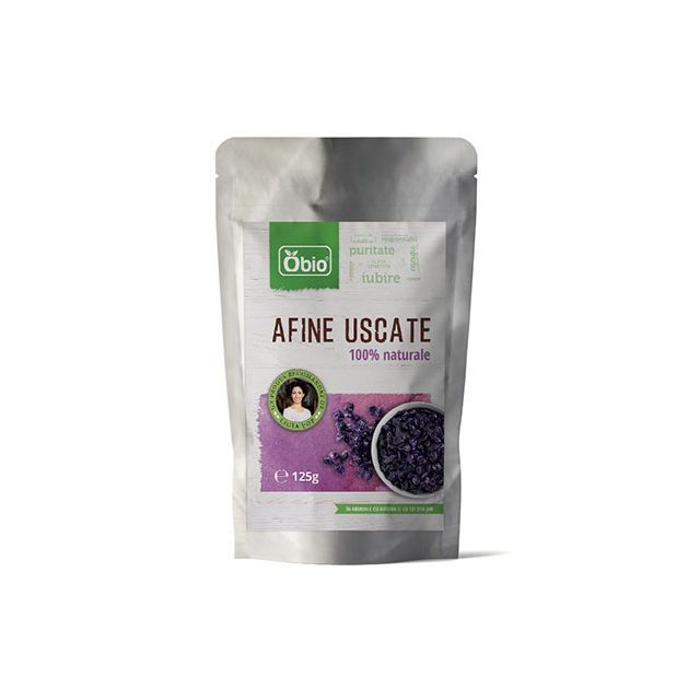 Afine uscate 125g, Obio