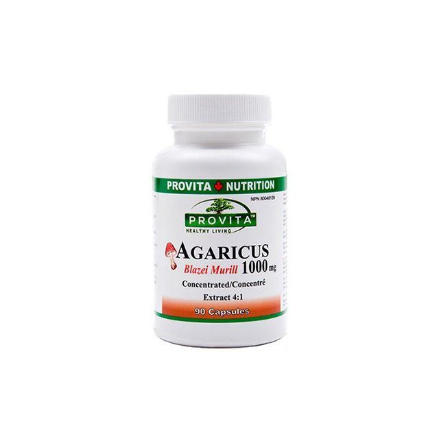 Agaricus Blazei Murill 1000mg 90 cps, Provita Nutrition
