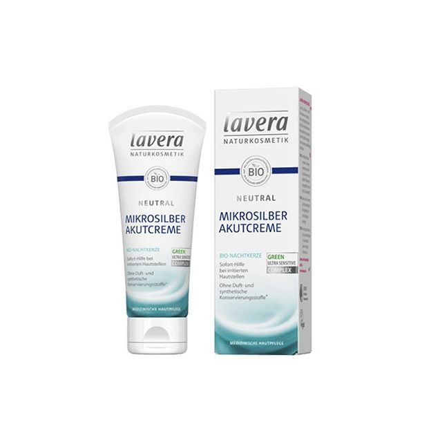 Akutcreme, tratament intensiv cu particule de argint pentru pielea iritata si eczeme Neutral 75ml, Lavera