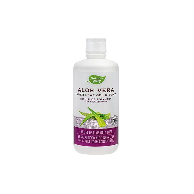 Aloe Vera Gel & Juice cu Aloe Polymax 1000ml, Nature's Way