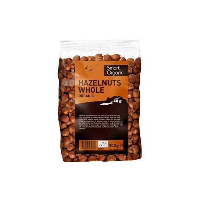 Alune de padure crude bio 200g, Smart Organic