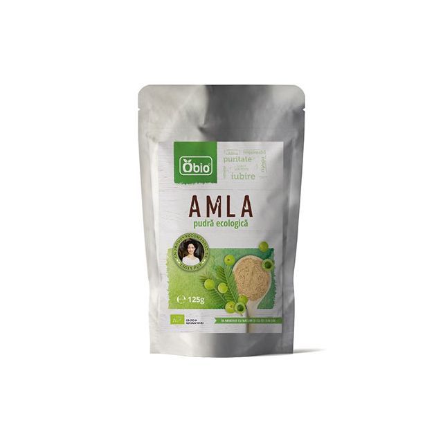 Amla pudra raw bio 125g, Obio