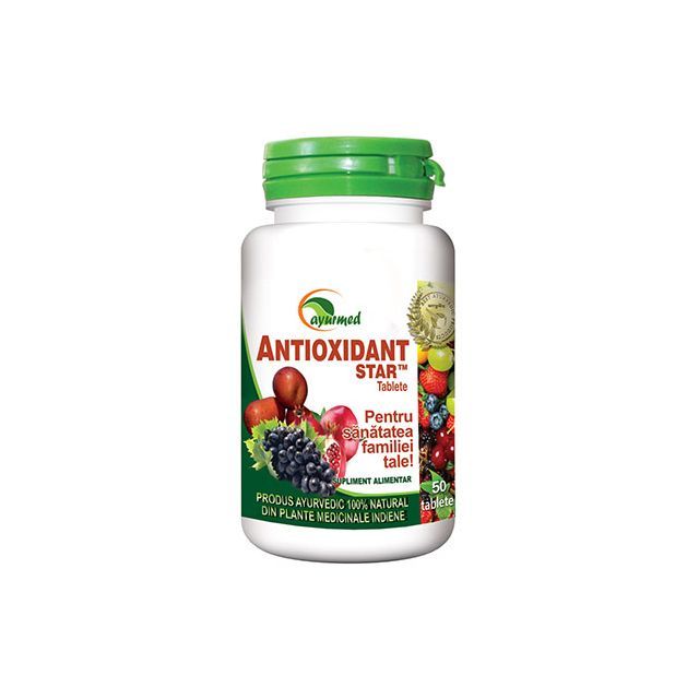 Antioxidant Star 50 tbl, Ayurmed
