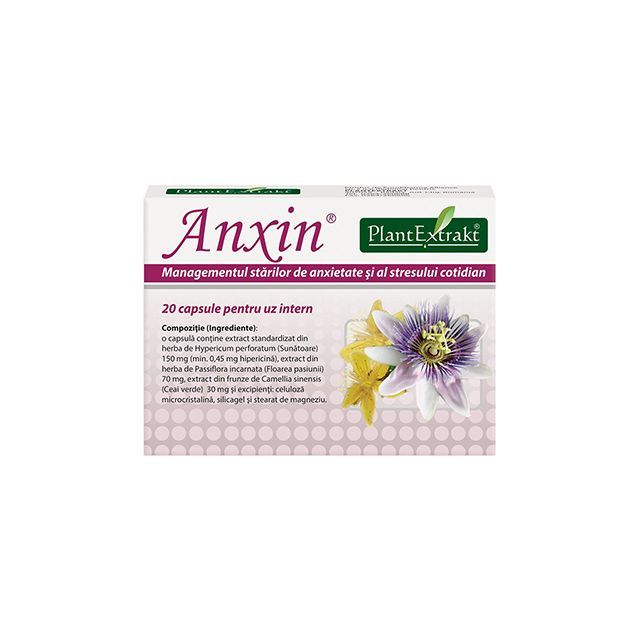 Anxin 20 cps, Plantextrakt