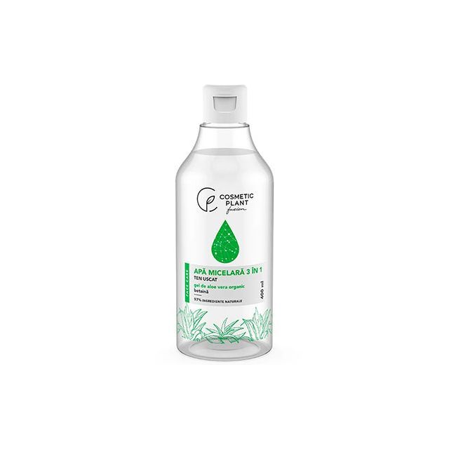 Apa micelara 3 in 1 cu gel de aloe vera organic & betaina 400ml, Cosmetic Plant