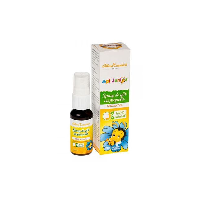 Spray de gat cu propolis Api Junior 20ml, Albina Carpatina