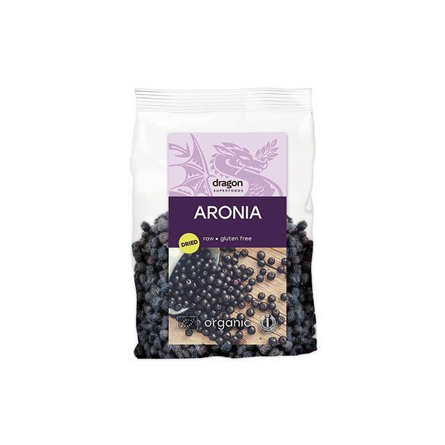 Aronia fructe uscate bio 150g, Dragon Superfoods