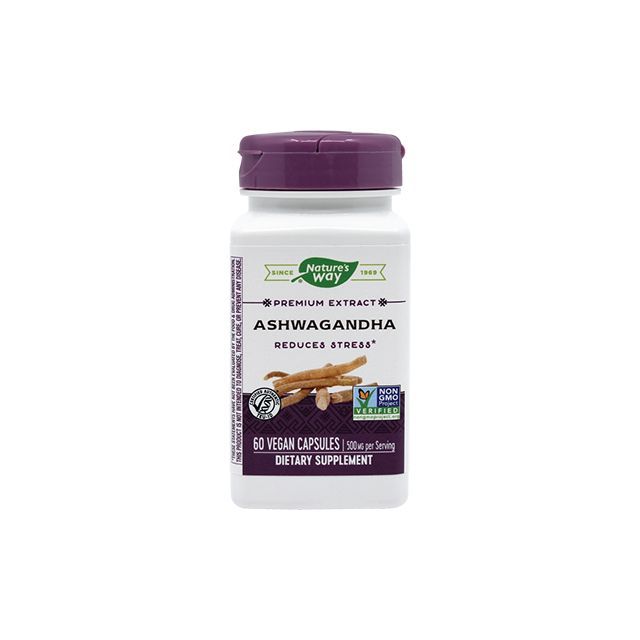 Ashwagandha SE 500mg 60 cps, Nature's Way