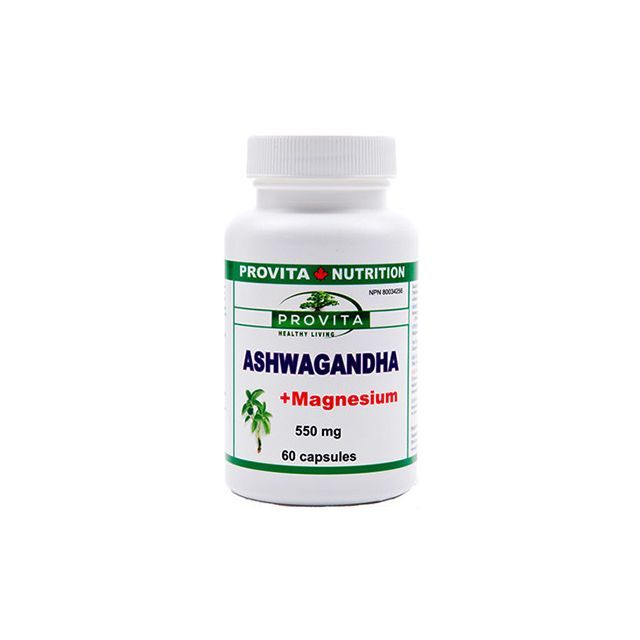 Ashwagandha cu magneziu 60 cps, Provita Nutrition