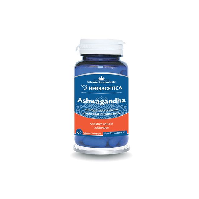 Ashwagandha 60 cps, Herbagetica