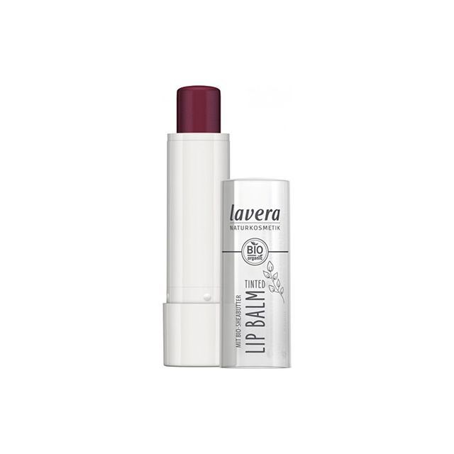 Balsam de buze bio colorat Deep Plum 04 4,5g, Lavera