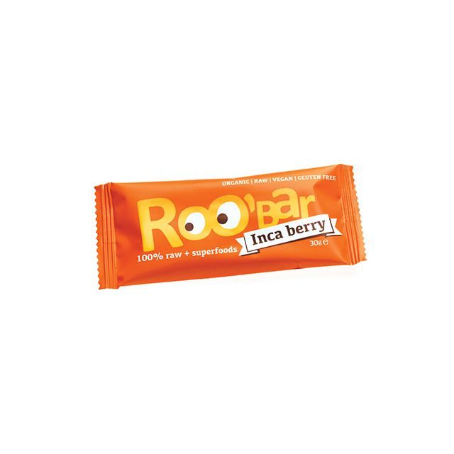 Baton raw bio cu incan berry 30g, Roobar