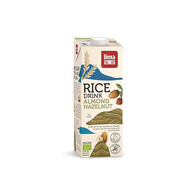 Bautura de orez cu migdale si alune de padure bio 1l, Lima