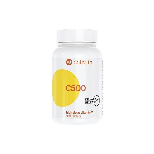 Vitamina C 500mg 100 tbl, Calivita