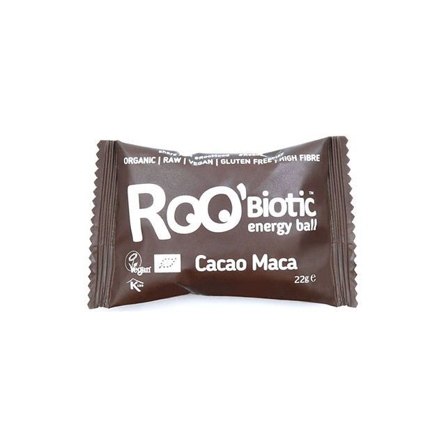 ROObiotic energy ball cacao si maca bio 22g, Roobar