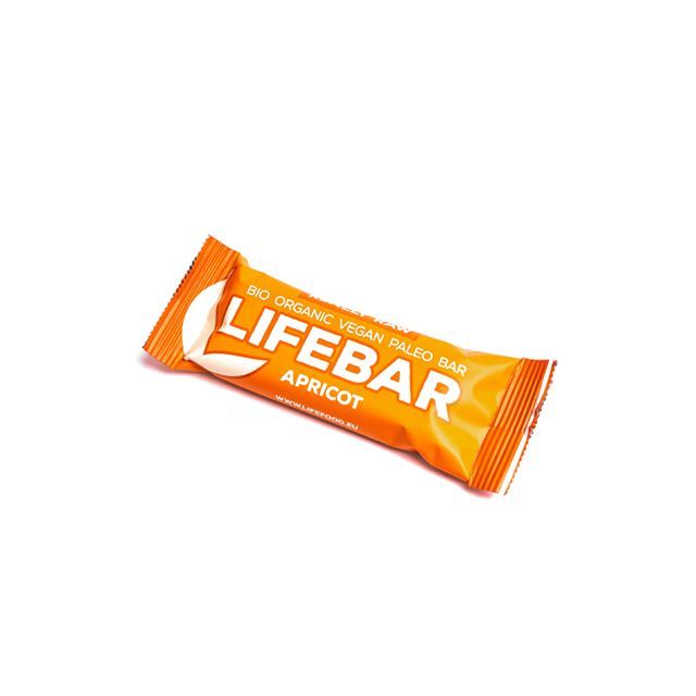 Lifebar baton cu caise raw bio 47g, Lifebar