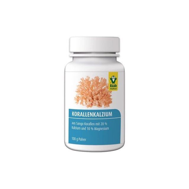 Calciu coral 600mg 80 cps, Raab Vitalfood
